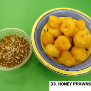 33. Honey Prawns (in batter)