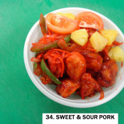 34. Sweet &amp; Sour Pork (in batter)