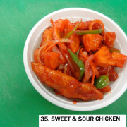 35. Sweet &amp; Sour Chicken (in batter)