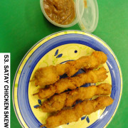 53. Satay Chicken Skewer (4pcs)